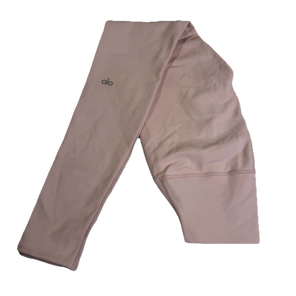 Alo Yoga Leggings Women XS Pink Good High-Waist Airbrush Full Length Activewear